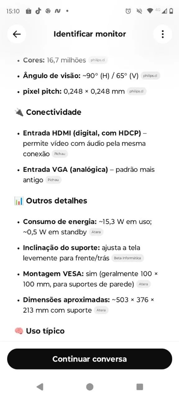 Monitor Philips 21,5 semi-novo!