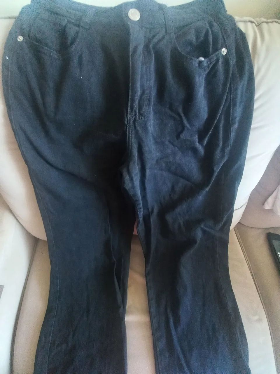 Calça wideleg preta - Foto 3