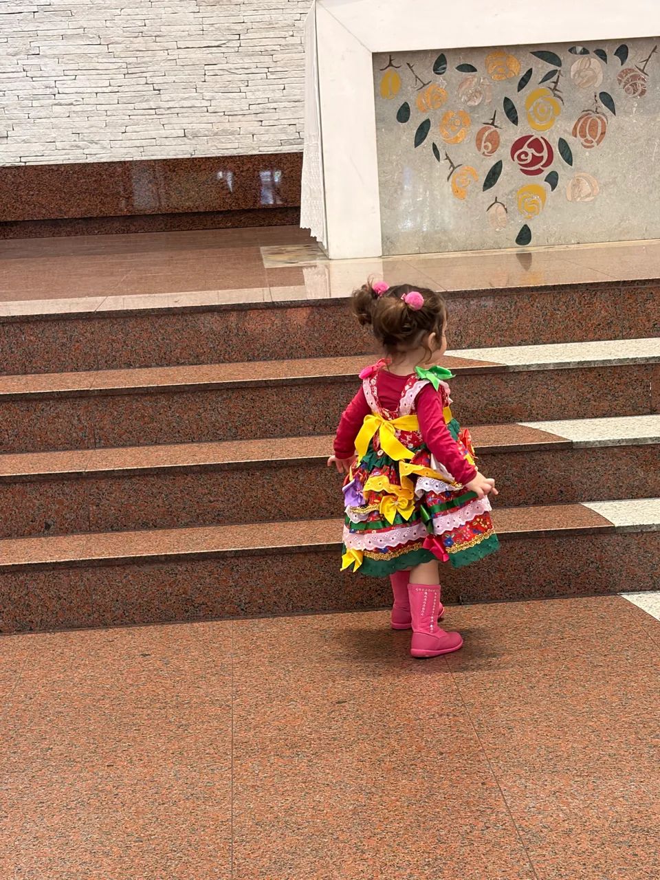 Bota infantil rosa  - Foto 5