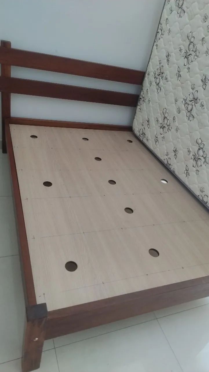 Cama de casal + colchão d45 