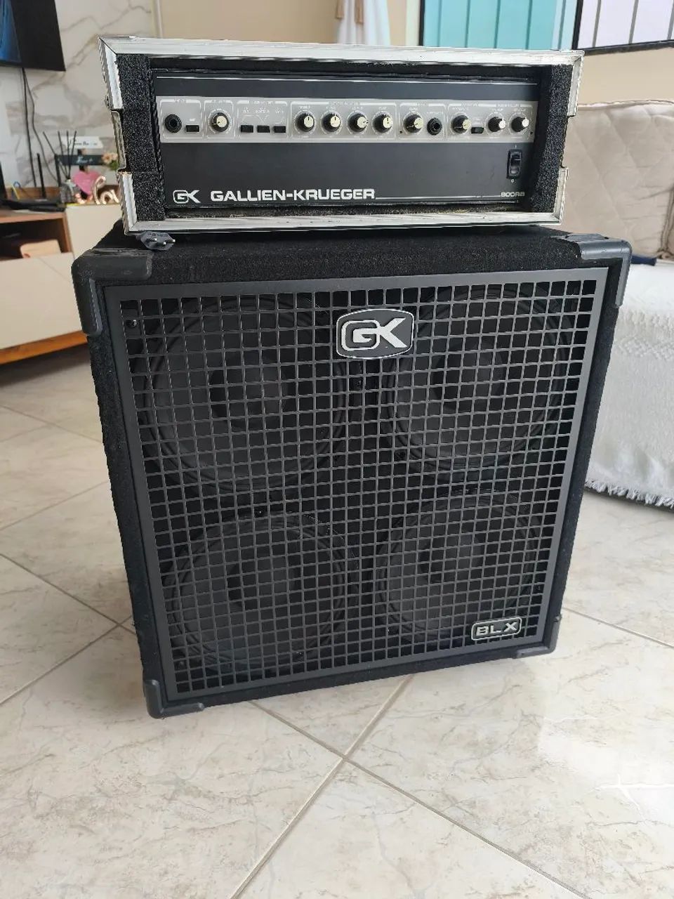 Cabeçote + Caixa GK Gallien Krueger 