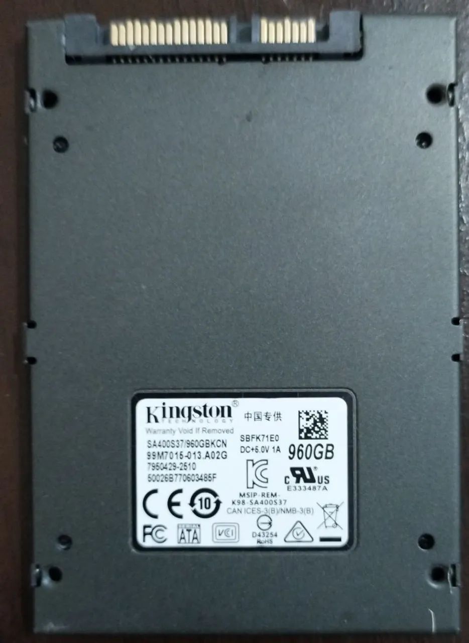 SSD 960 GB da Kingston  - Foto 3