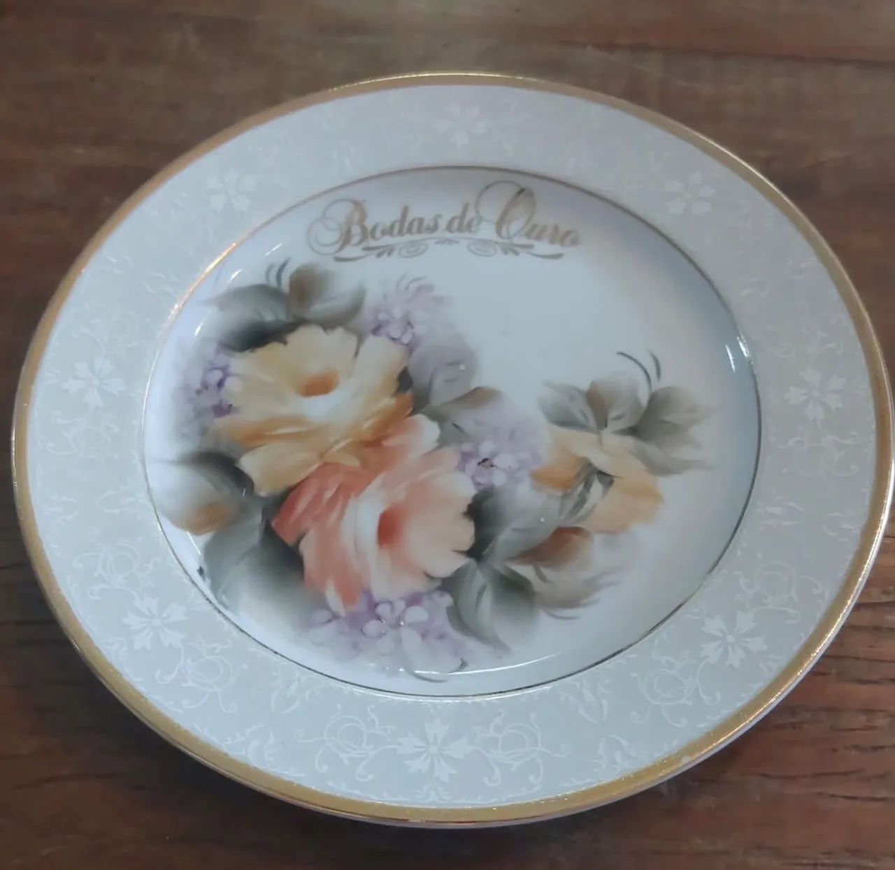 Prato para Bodas de Ouro - Foto 2