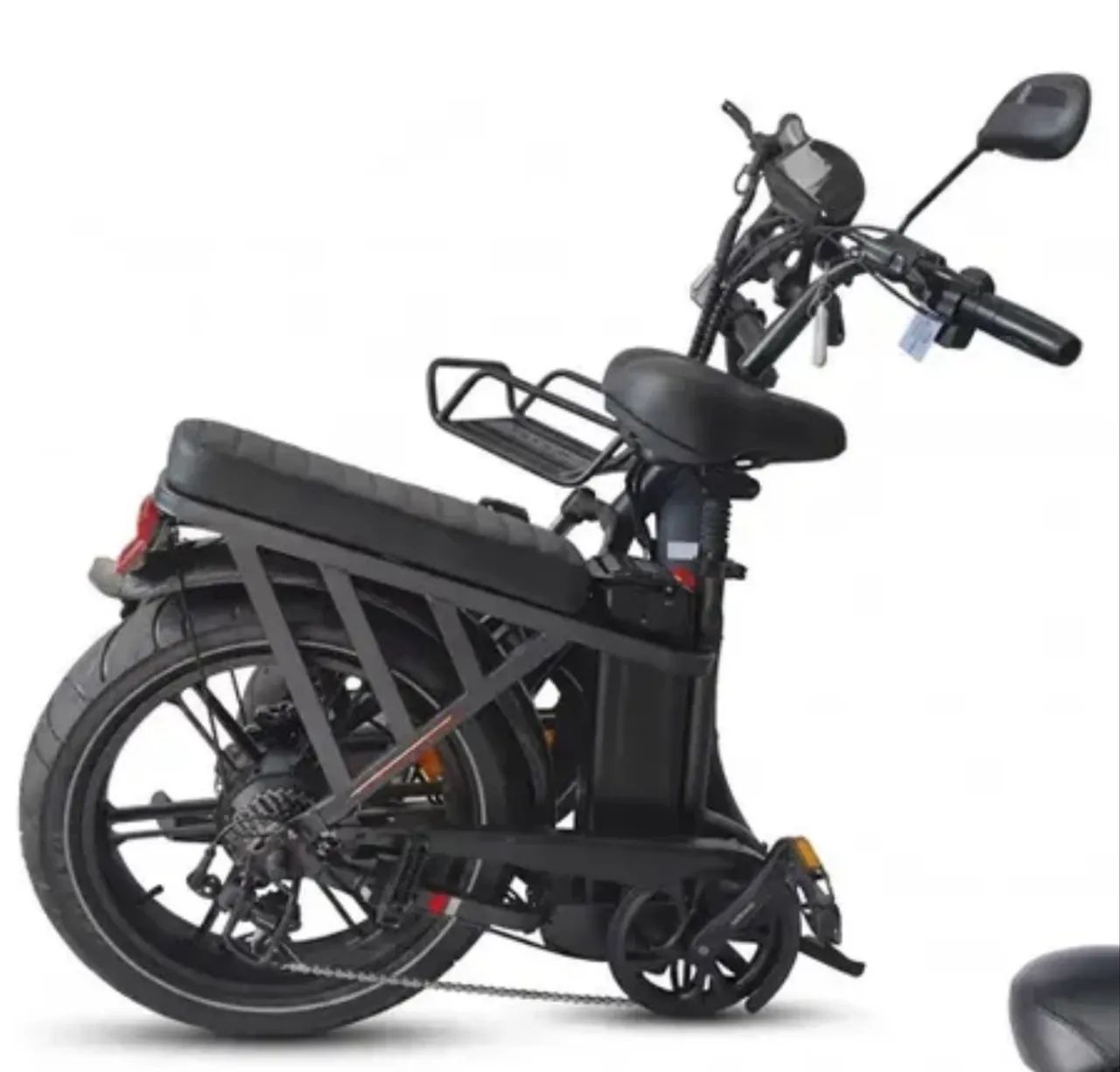 Bicicleta elétrica Ouxi Q11 dobrável 1000w - Foto 3