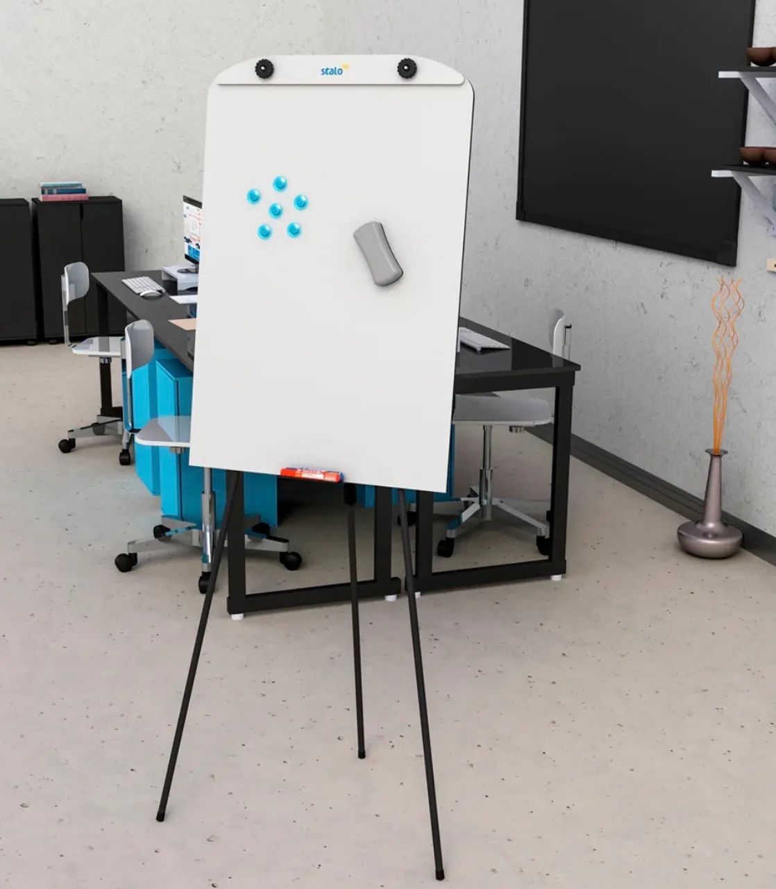 Flip Chart com quadro Branco