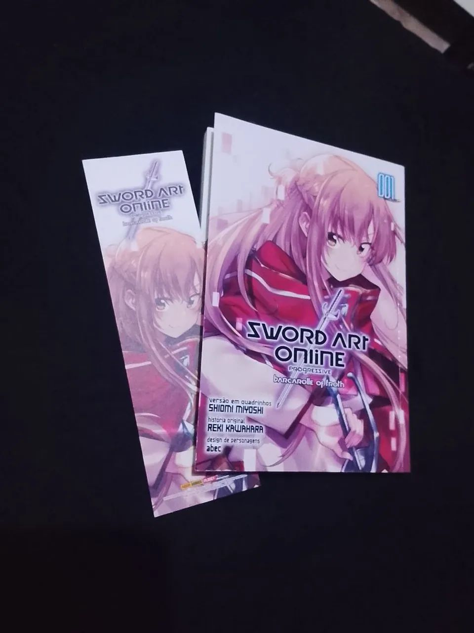 Sword art on LINE mangá com marca paginas - Foto 3