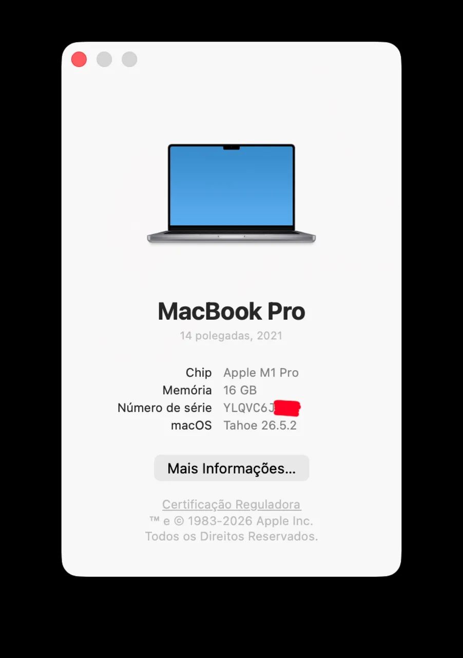 Macbook pro 14 polegadas chip m1 pro 16gb / 512gb LOJA FÍSICA bateria 87% ( 16 / 512 ) - Foto 4