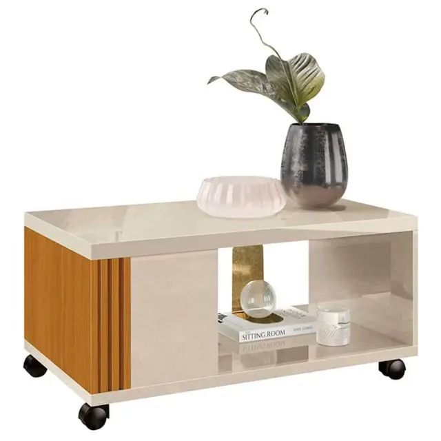 Mesa de Centro Pratica com Rodízios Edn - Foto 2