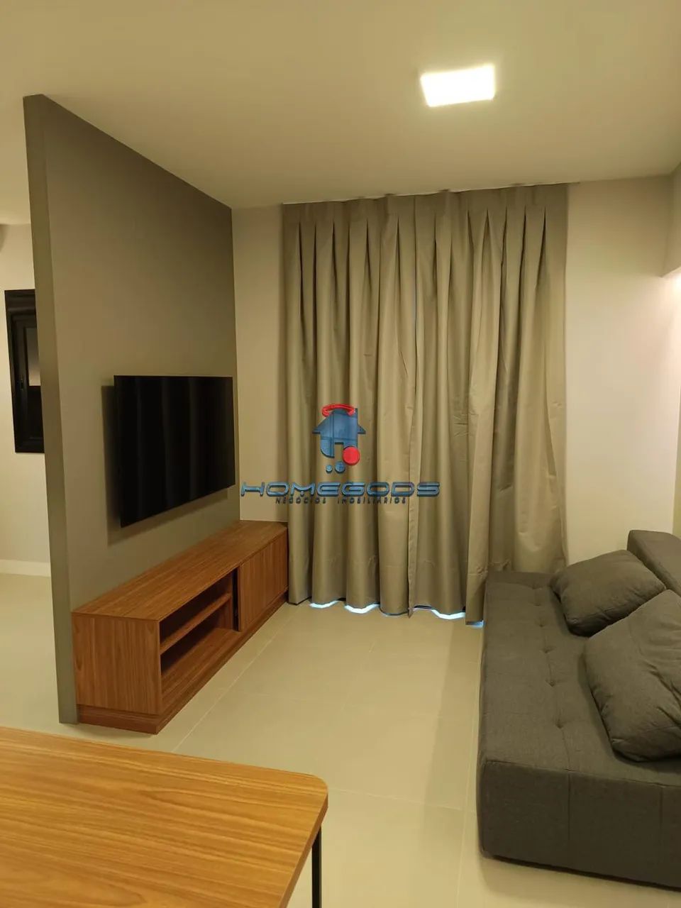 O apartamento mobiliado e pronto para morar, oferecendo ambientes funcionais e integrados  - Foto 4