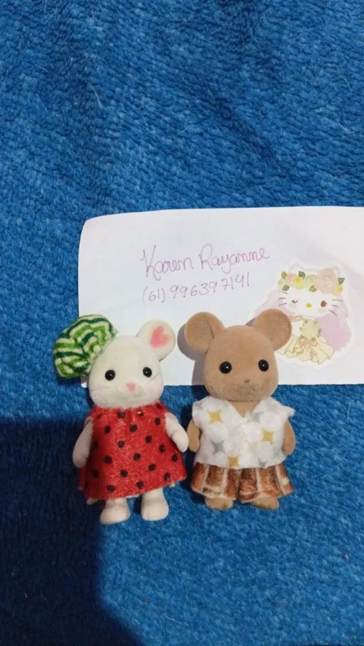 Bonecos sylvanian familes 