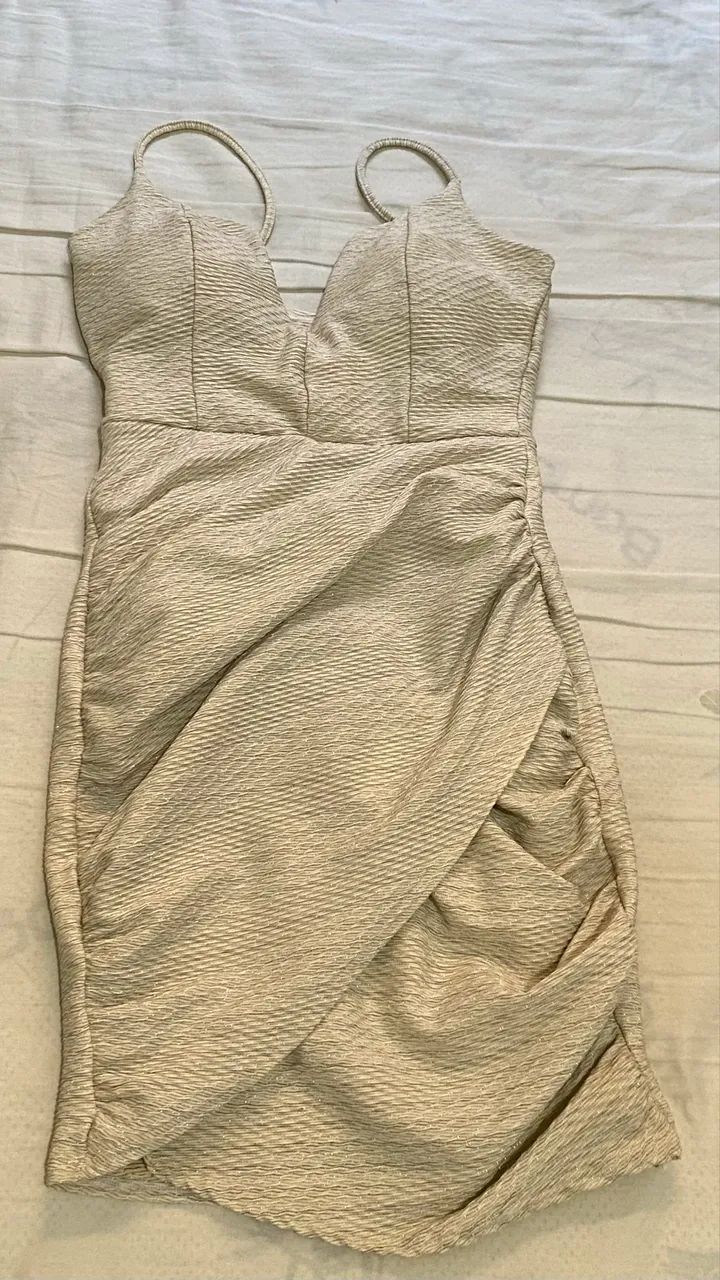 Vestido curto off white - Foto 2