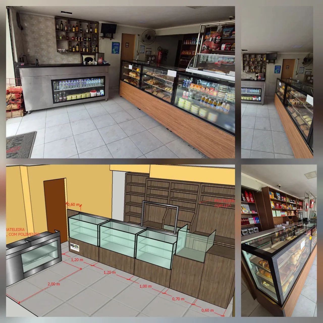 Montagem e reforma comercial- padarias sob medida 