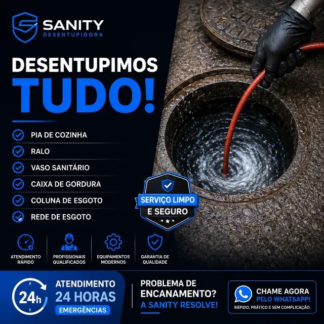 Desentupimento de Pia, Ralo e Vaso Sanitário - Campinas e Região