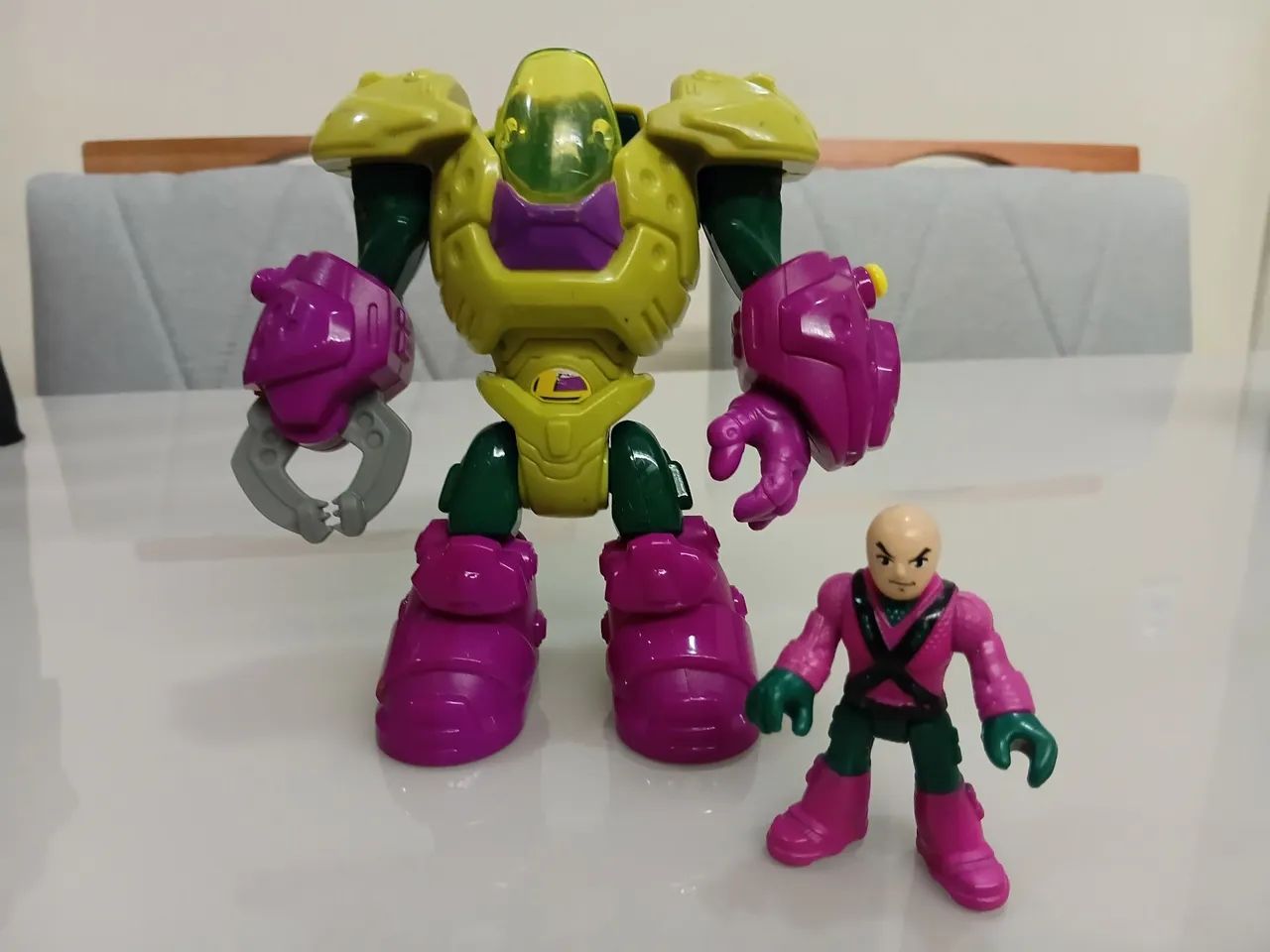 Robo lex luthor imaginext com boneco - Foto 3