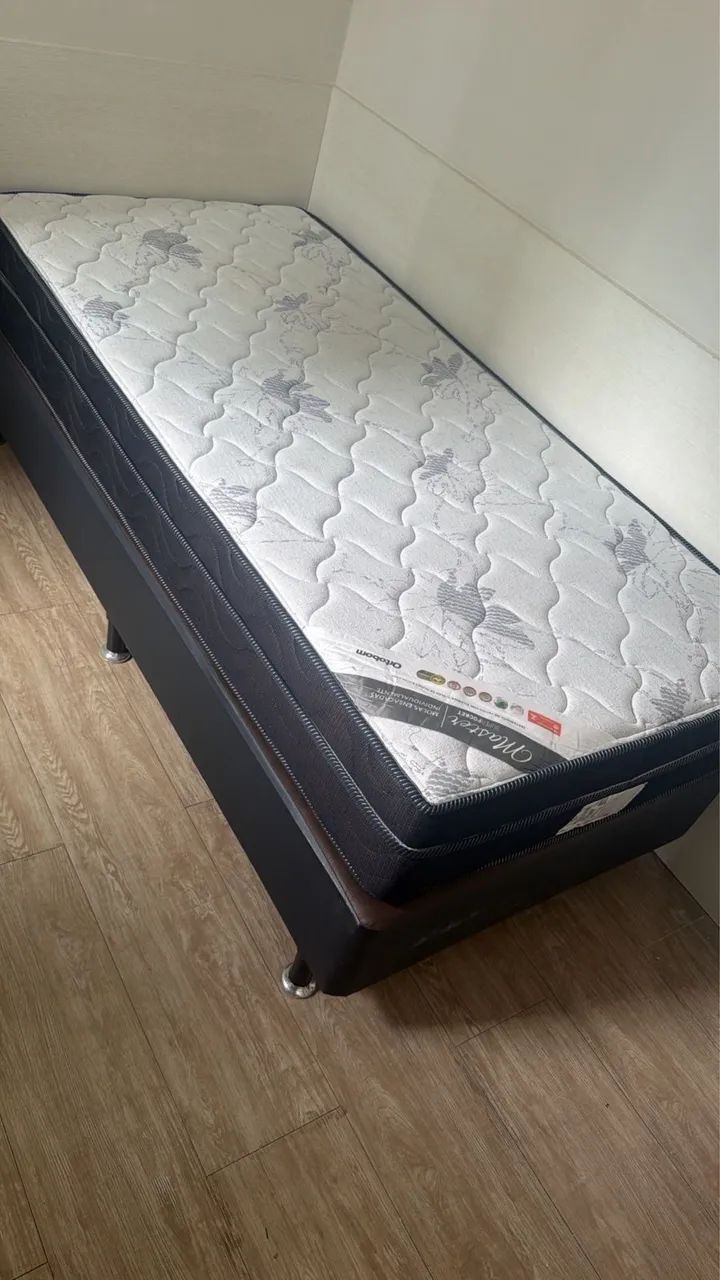 Cama Box Solteiro Ortobom Master Super Pocket - Excelente Estado