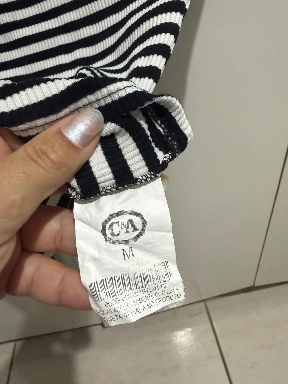 Blusa c&a listrada m - Foto 2