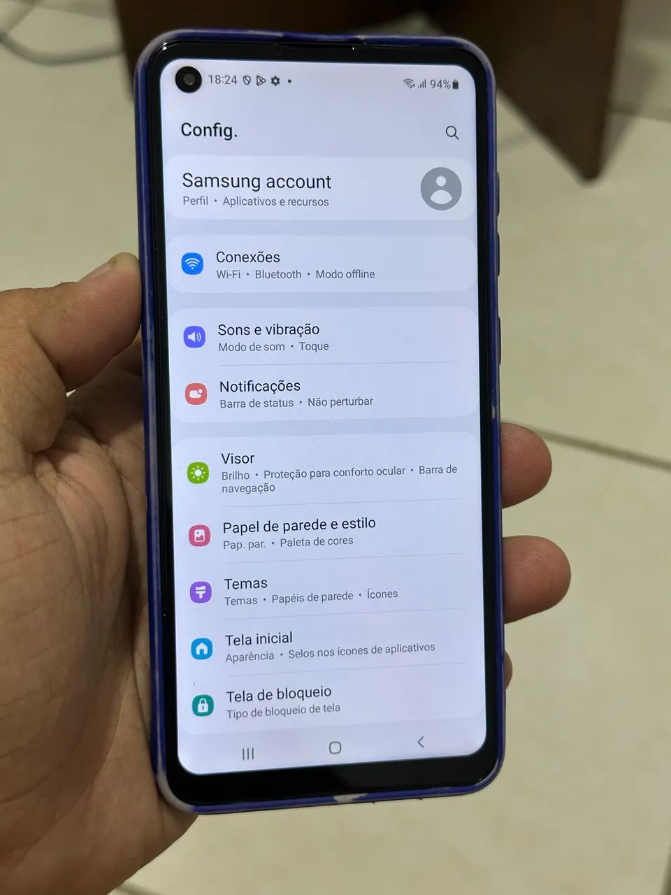 Samsung a 21s R$ 349,99