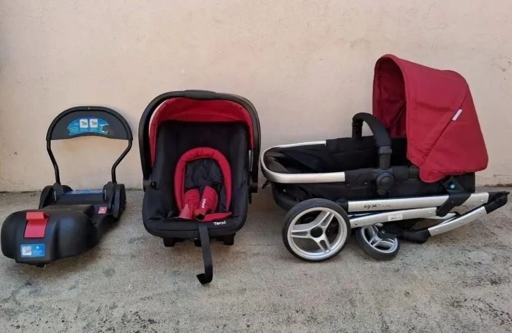 Carrinho de Bebê + Bebê Conforto ISOFIX  - Foto 4