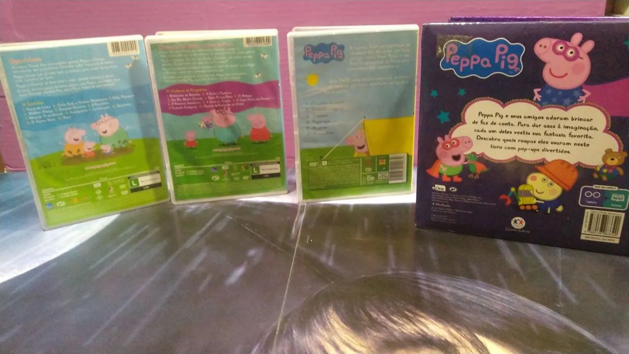 Dvds Peppa Pig + livro colorido  - Foto 2