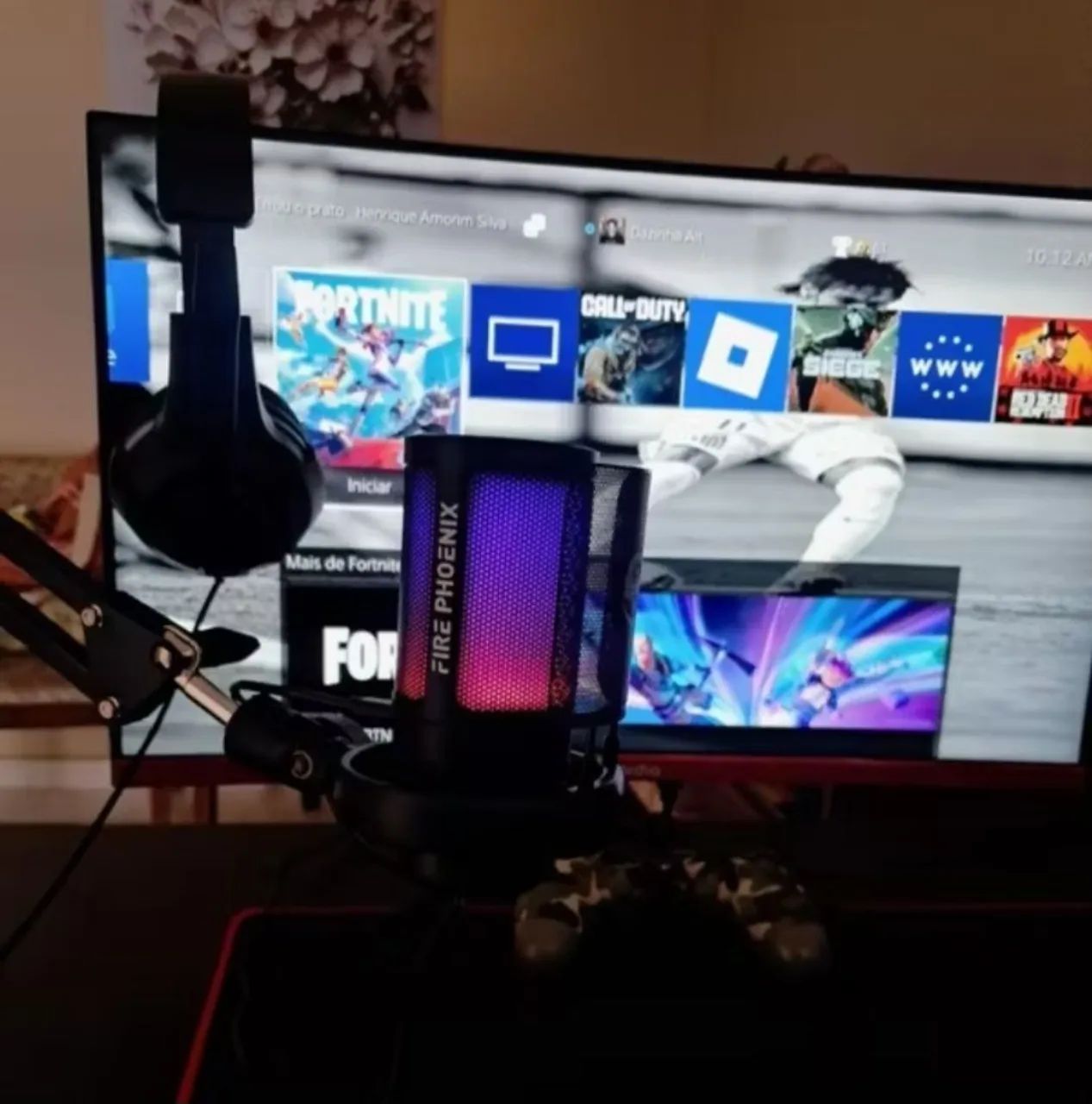 MICROFONE GAMER