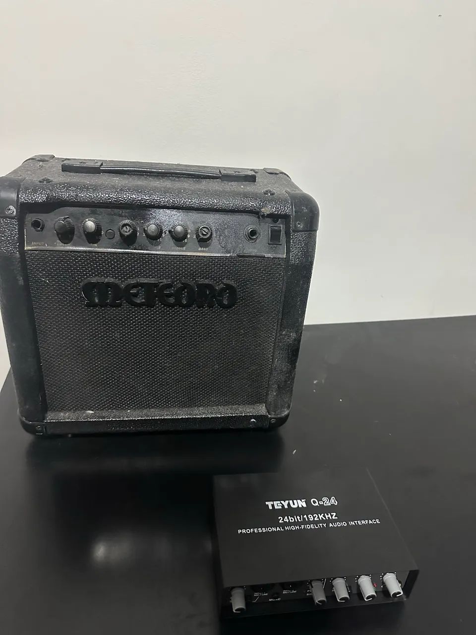 Caixa de som meteoro + interface