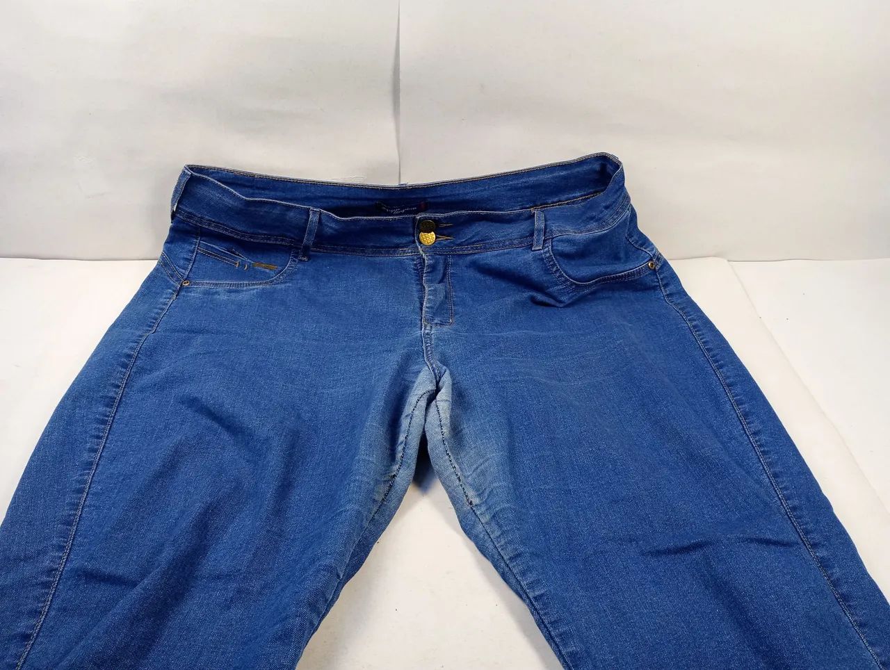 Kit 4 Peças Plus Size - 3 Blusas G + Calça Jeans 54 - Foto 5