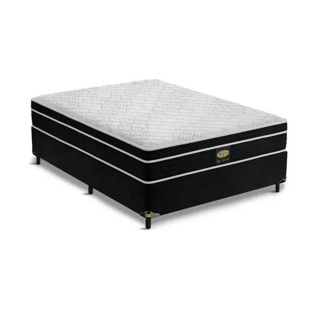 Cama Box Casal Completa Barata com Colchão