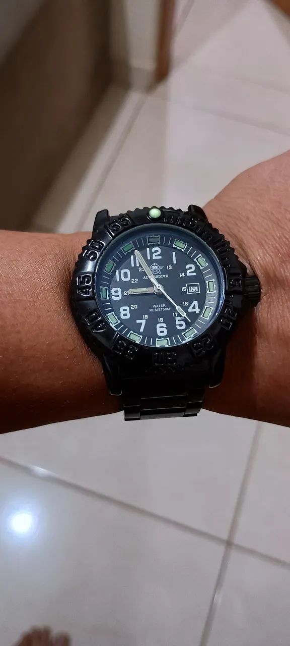 Relógio addies dive militar 