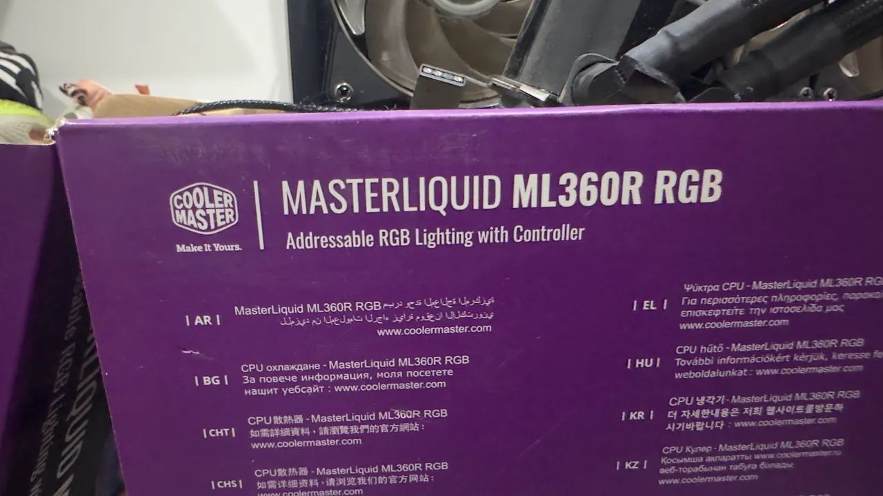 Water Cooler Cooler Master Masterliquid 360R Argb usado completo