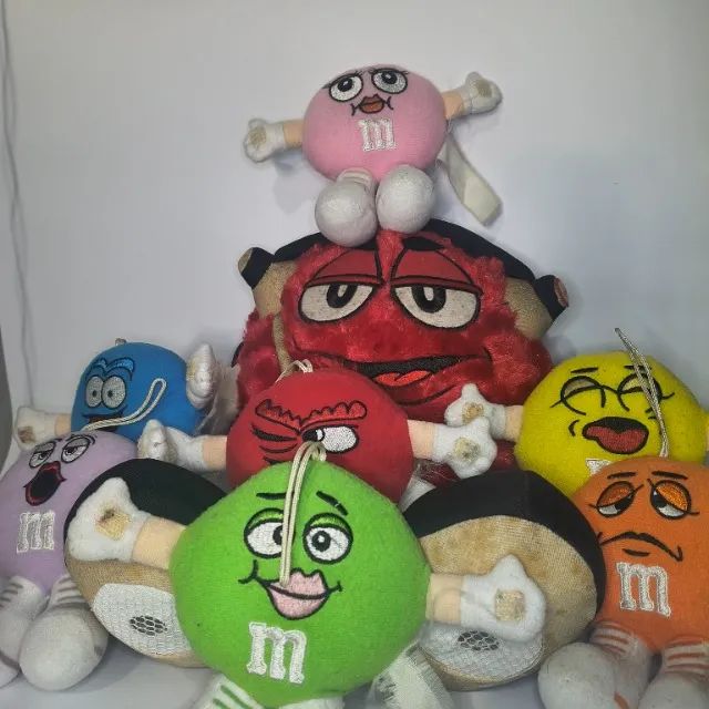 8 Pelúcias M&M's