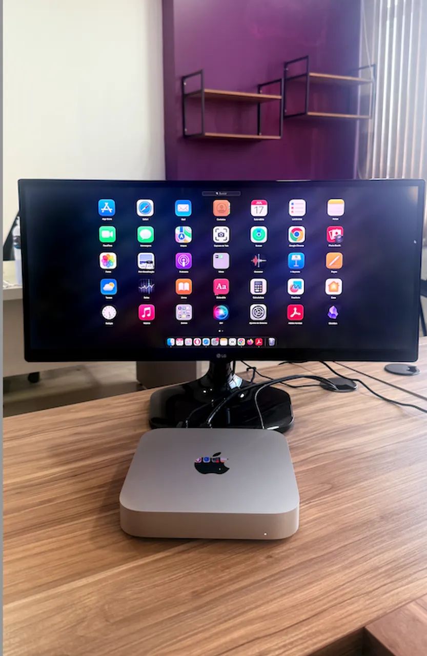 MAC Mini + Tela LG 27 Com Caixa - Foto 4