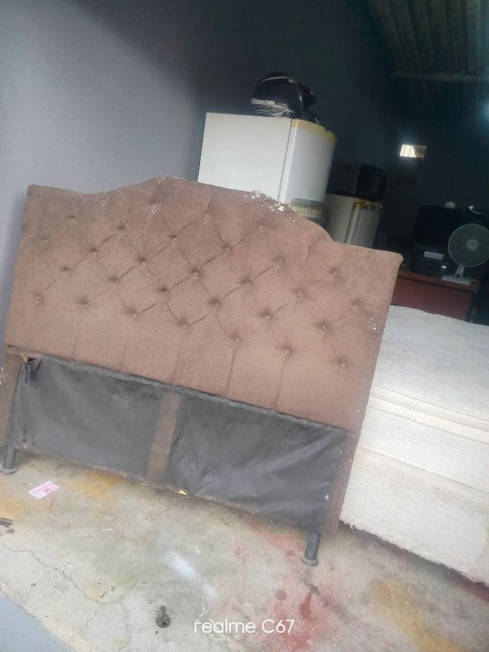 Cama box casal padrão com colchão e cabeceira  - Foto 5