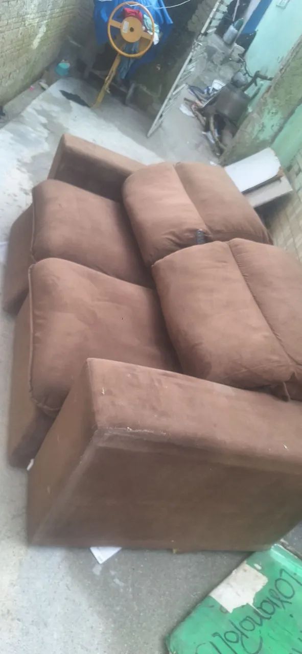 Sofa De Veludo Usado  - Foto 2