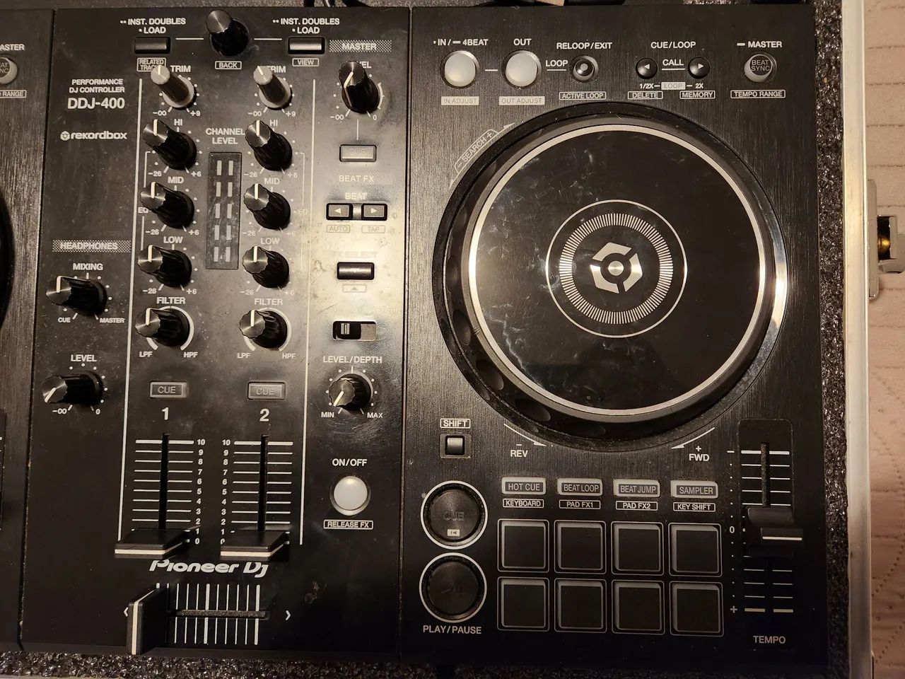 Pioneer DDJ 400 com case - Foto 4