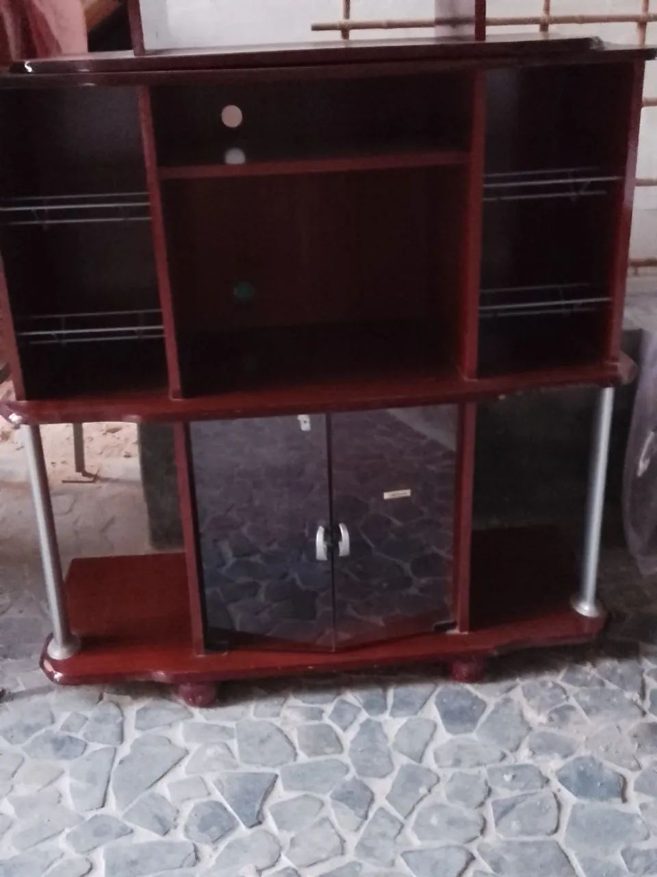 Rack antigo, com barzinho  - Foto 2