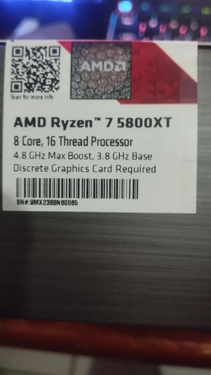 Ryzen 75800 XT