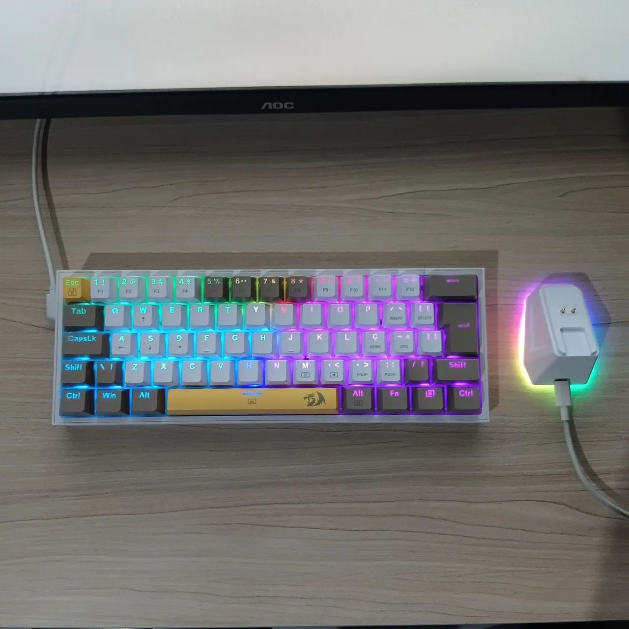 ATTACK SHARK X11 + REDRAGON LAKSHMI K606 - Foto 4