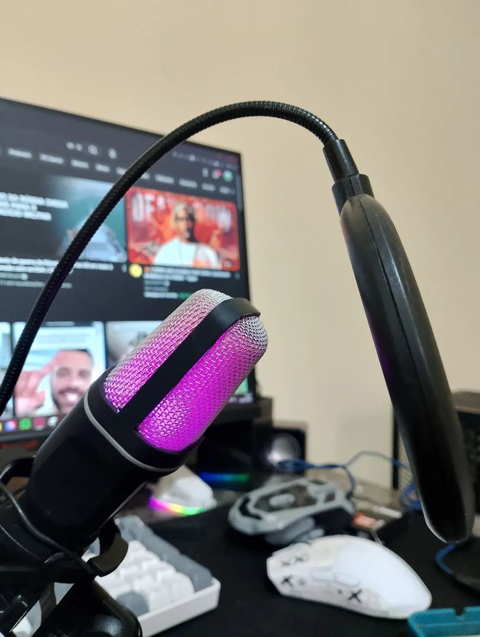 Microfone de Mesa: RGB Gaming SF666R USB - Foto 3