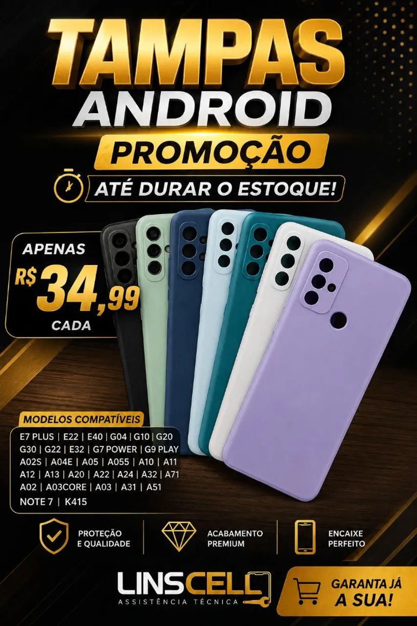 Troca de Tela, Bateria e Conector de Celular | LINSCELL - Foto 4