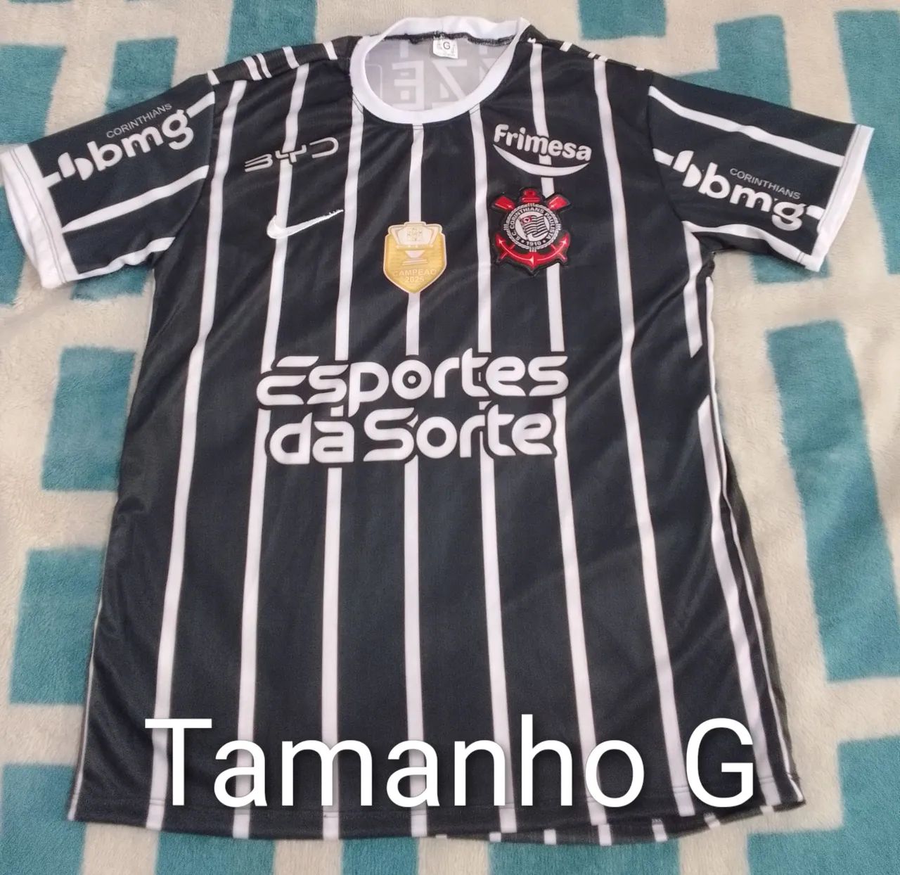 Camisa Corinthians tamanhos G e GG 