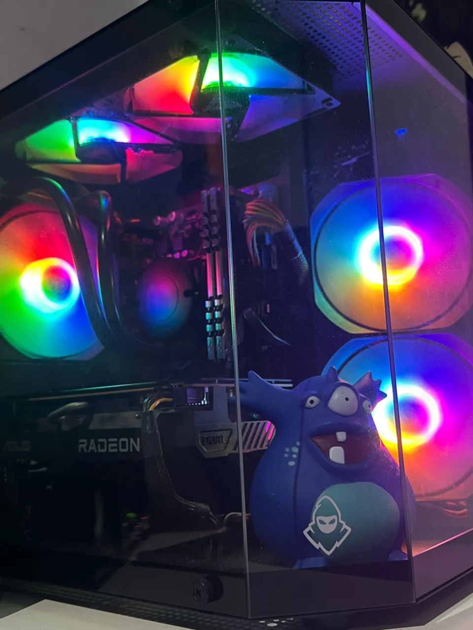 CPU GAMER I5 10g - 16 RAN - RX7600 8gb ssd1tb - Foto 2
