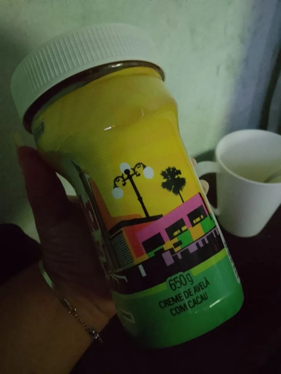 Creme de Avelã com Cacau Nutella Bom Dia - 650g - Foto 3