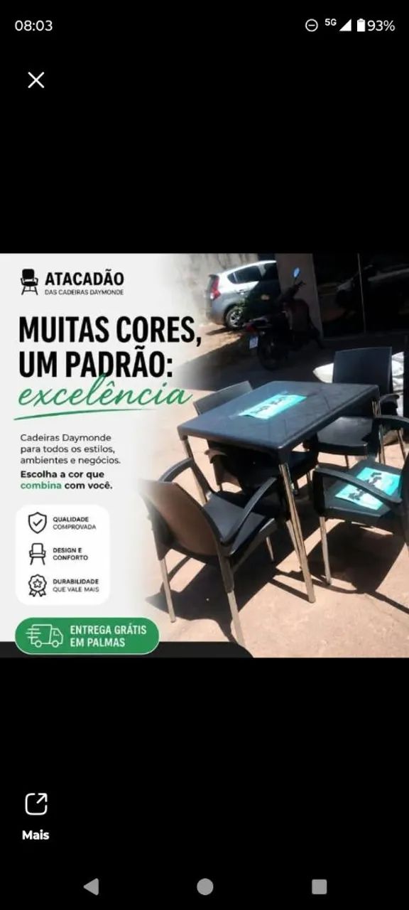 Cadeira de plástico daymonde  - Foto 2