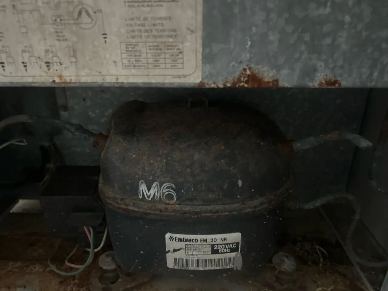 Motor/compressor Frigobar 