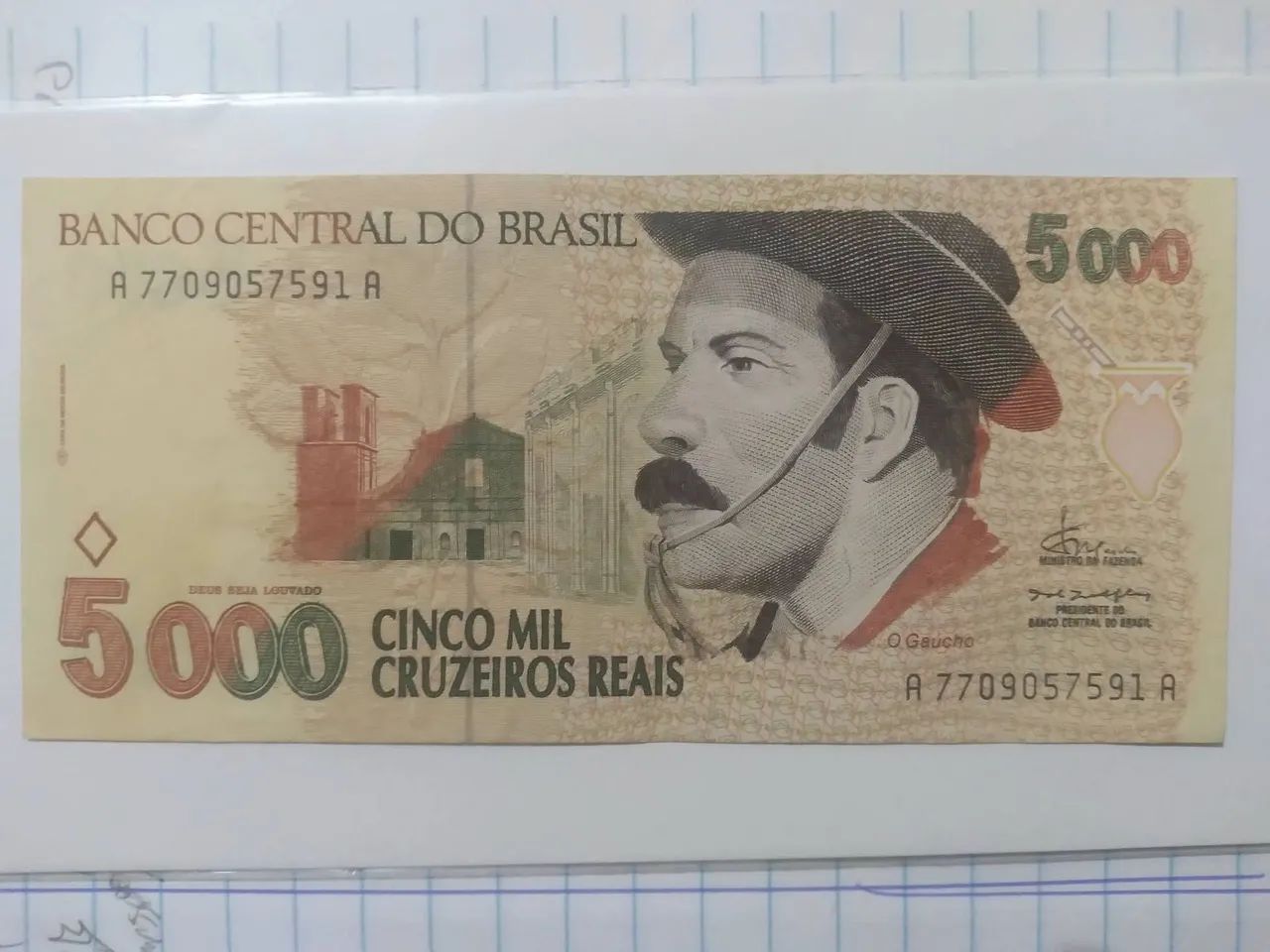 SET 19 - 2 CÉDULAS CRUZEIROS E CRUZEIROS REAIS - Foto 3
