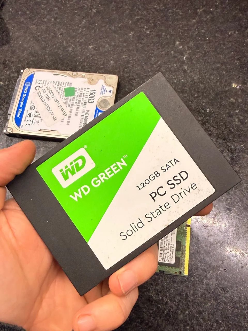 SSD 120gb WD green