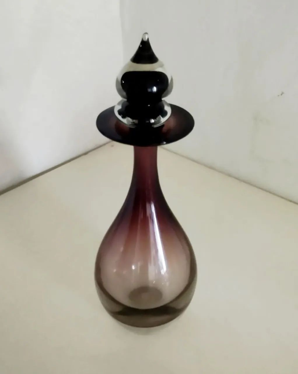 Lindíssima Licoreira em Cristal Murano com tampa  - Foto 3