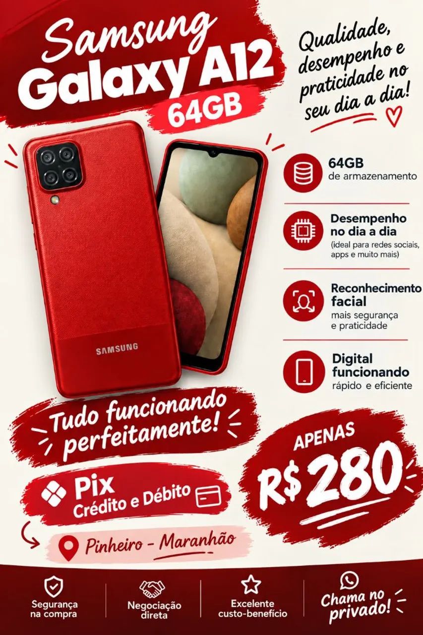 Celular Samsung Galaxy A12 64gb
