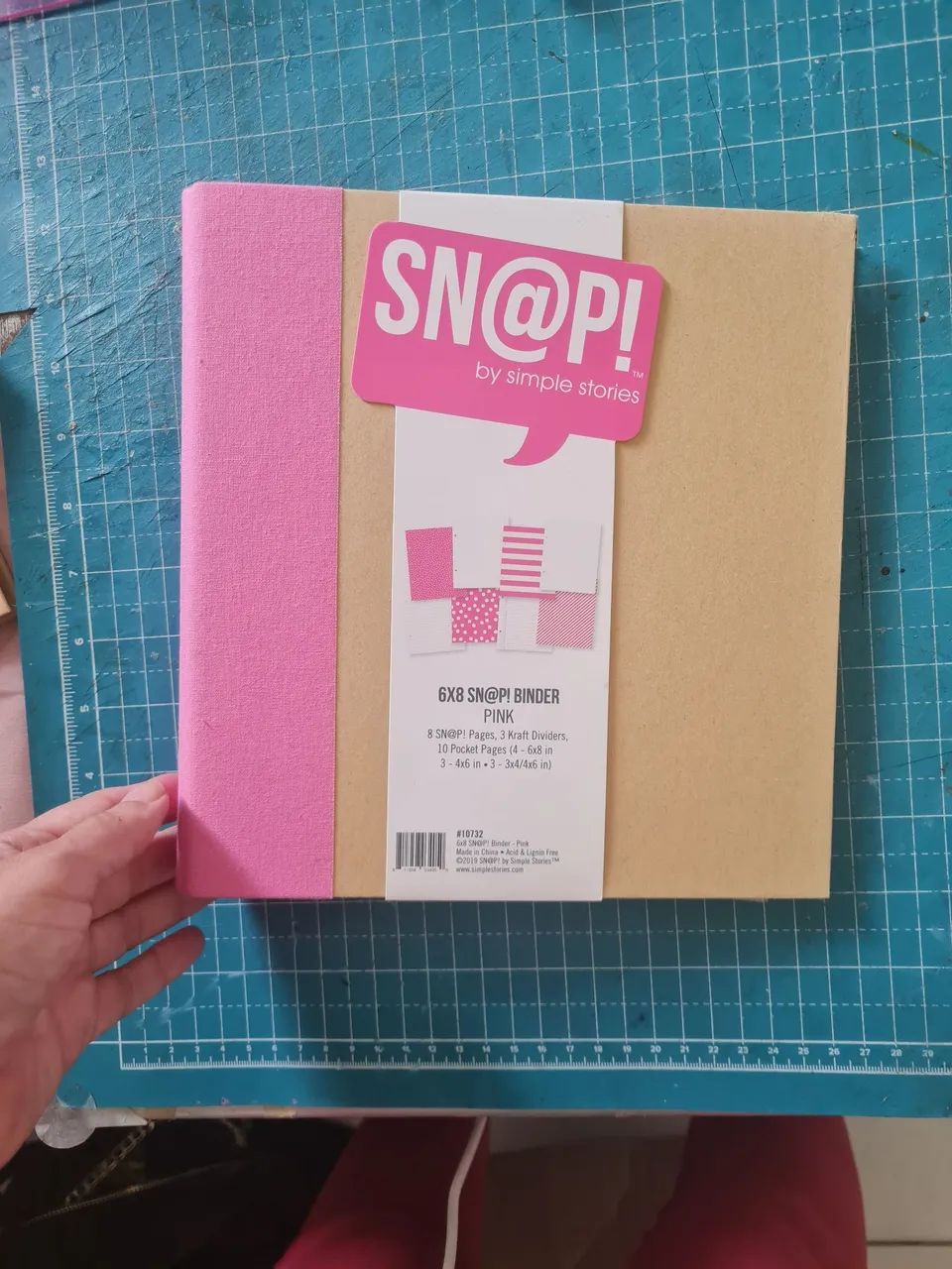 Álbum snap binde rosa