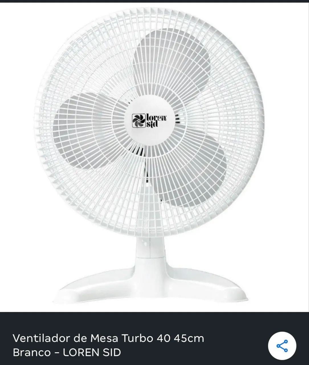 Ventilador de mesa